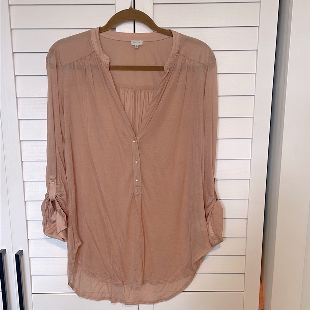 Babaton Blush Relaxed 3/4 Sleeve Blouse